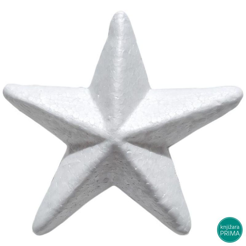 Zvezda od stiropora za dekoraciju 125mm 
