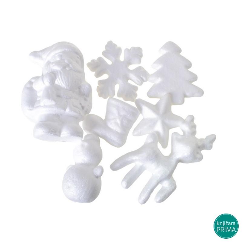 Novogodišnji miks od stiropora za dekoraciju 