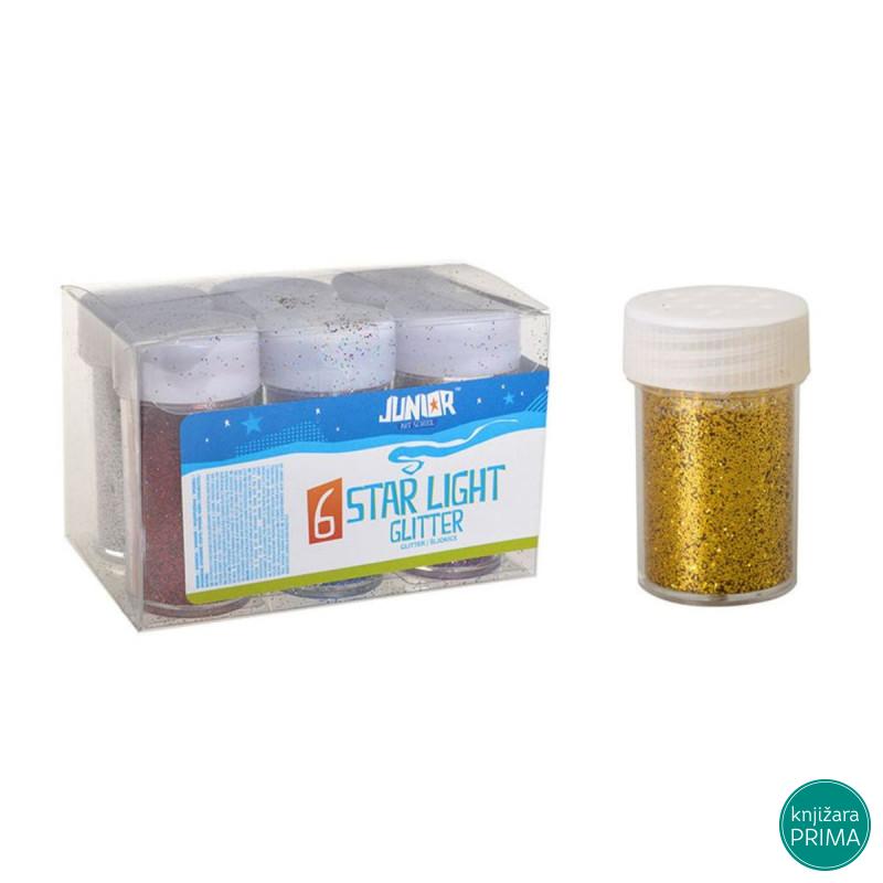 Šljokice 6 boja JUNIOR Crafty 