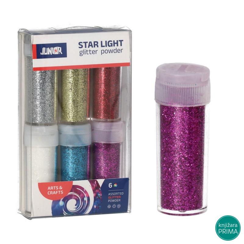 Šljokice set  6 boja JUNIOR Crafty 