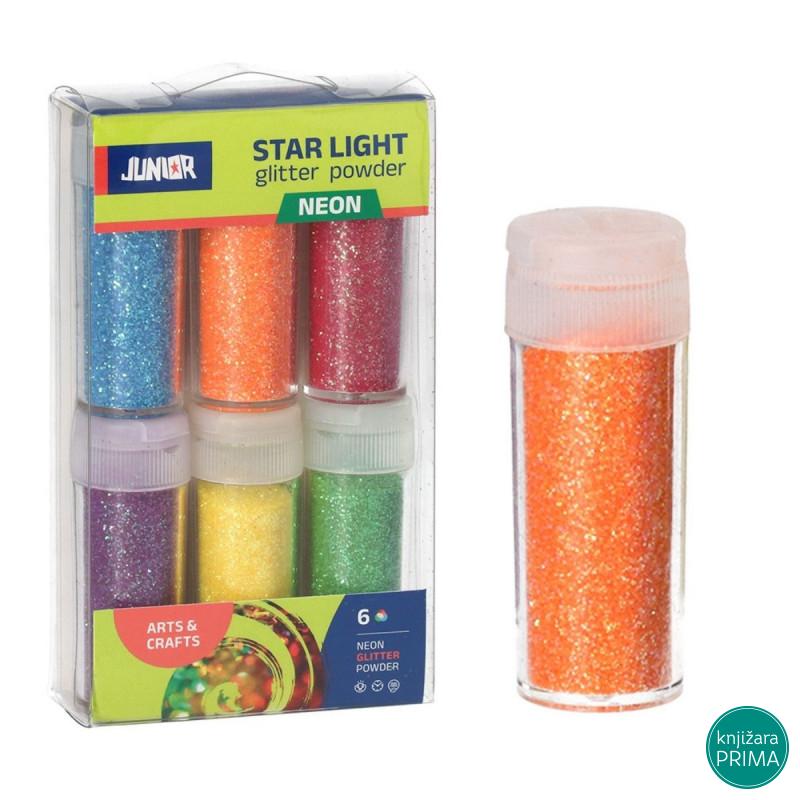 Šljokice set  6 boja JUNIOR Crafty 