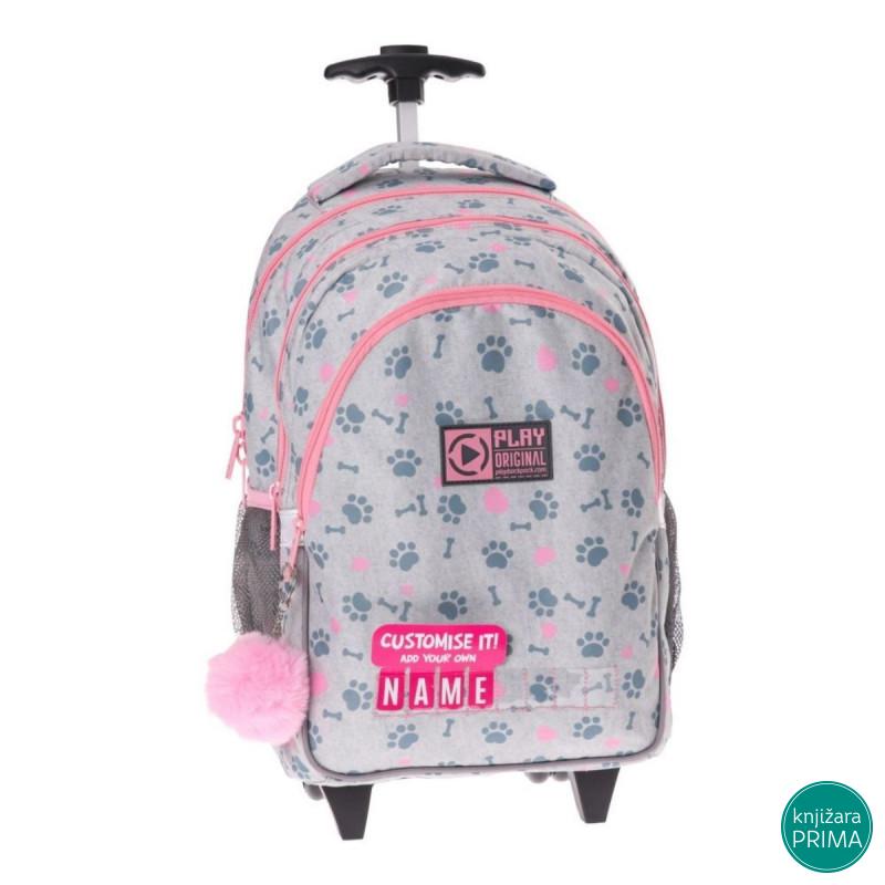 Anatomski ranac sa točkićima PLAY - Paw & Bone 