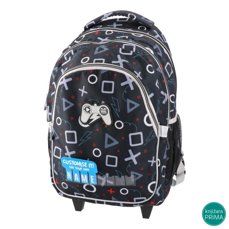 Anatomski ranac sa točkićima PLAY - Joystick Journey 