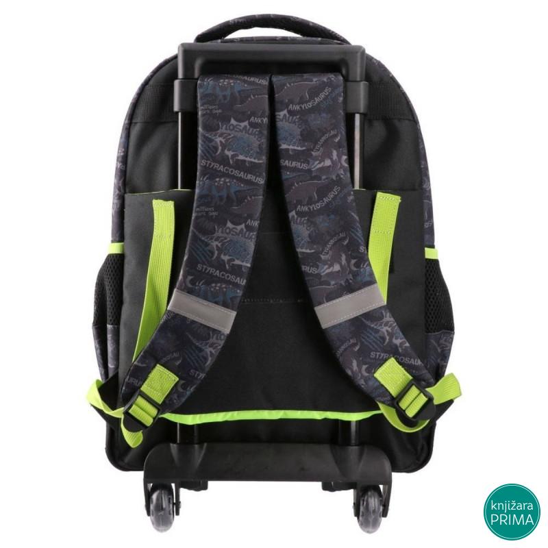 Anatomski ranac sa točkićima PLAY - T-Rex 