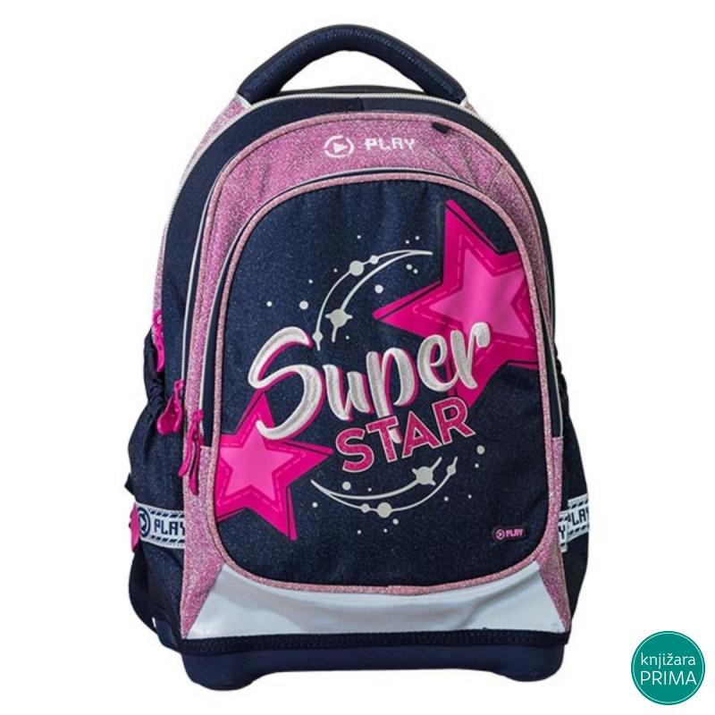 Anatomski ranac PLAY Smart light - Super star 