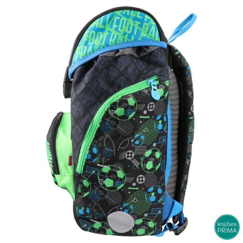 Anatomski ranac PLAY Logic set 4u1 - Neon Football 