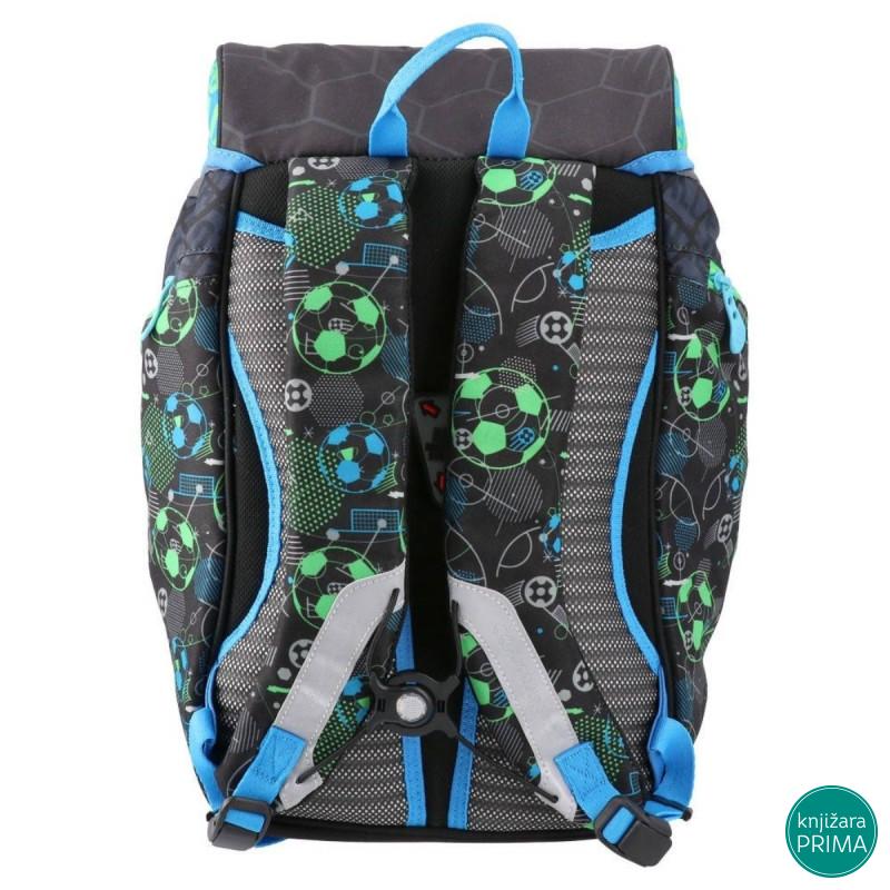 Anatomski ranac PLAY Logic set 4u1 - Neon Football 