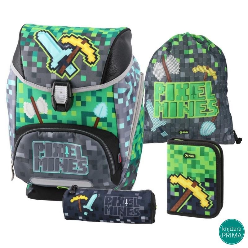 Anatomski ranac PLAY Logic set 4u1 - Pixel Mines 
