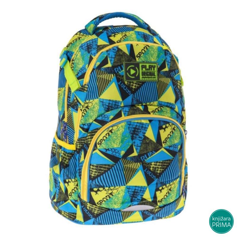 Školski ranac PLAY Apollo m - Triangles 