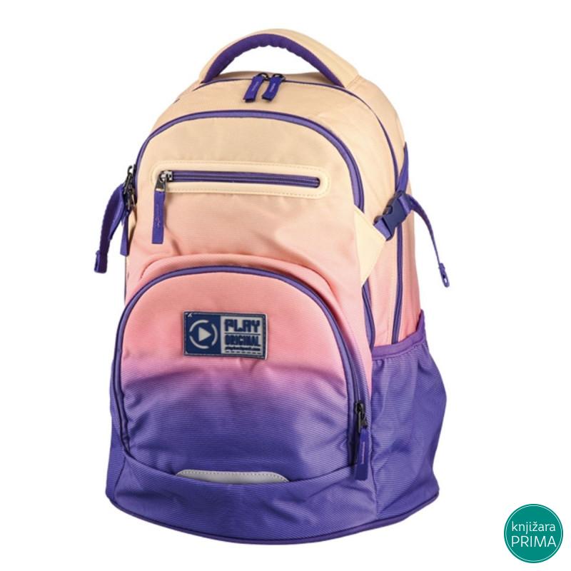 Školski ranac PLAY Apollo Sunset - roze-ljubičasta 