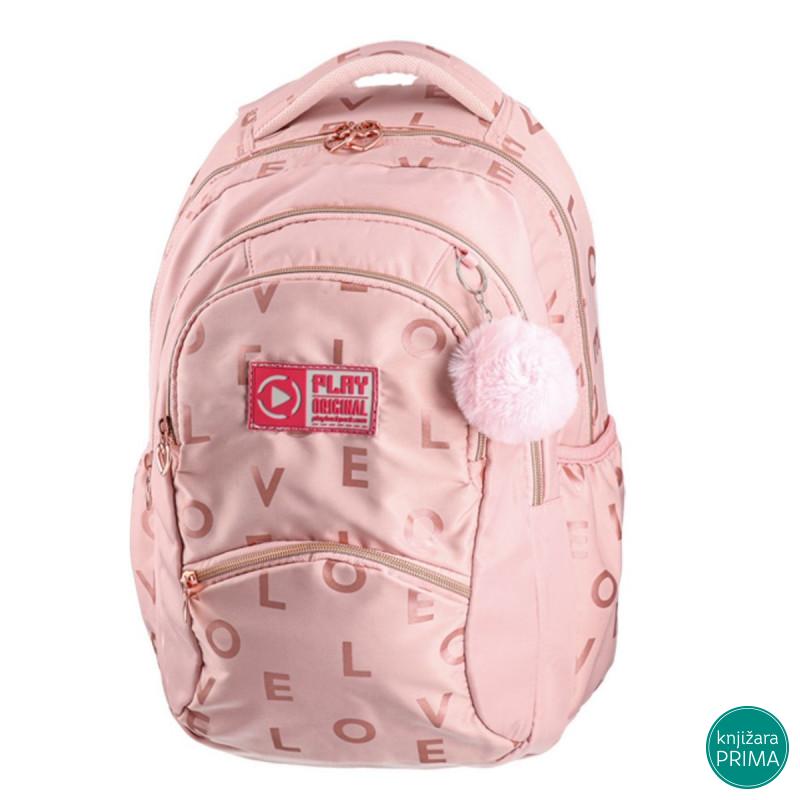 Školski ranac PLAY Apollo - Love Powder Pink Fashion 