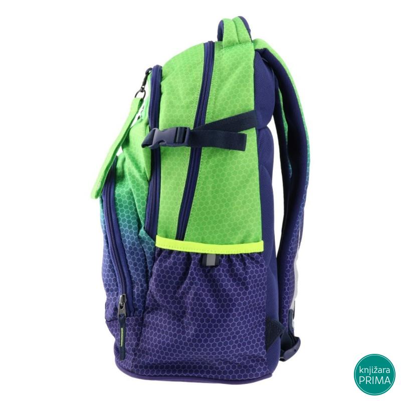 Školski ranac PLAY Apollo Sunset - zeleno-plava 