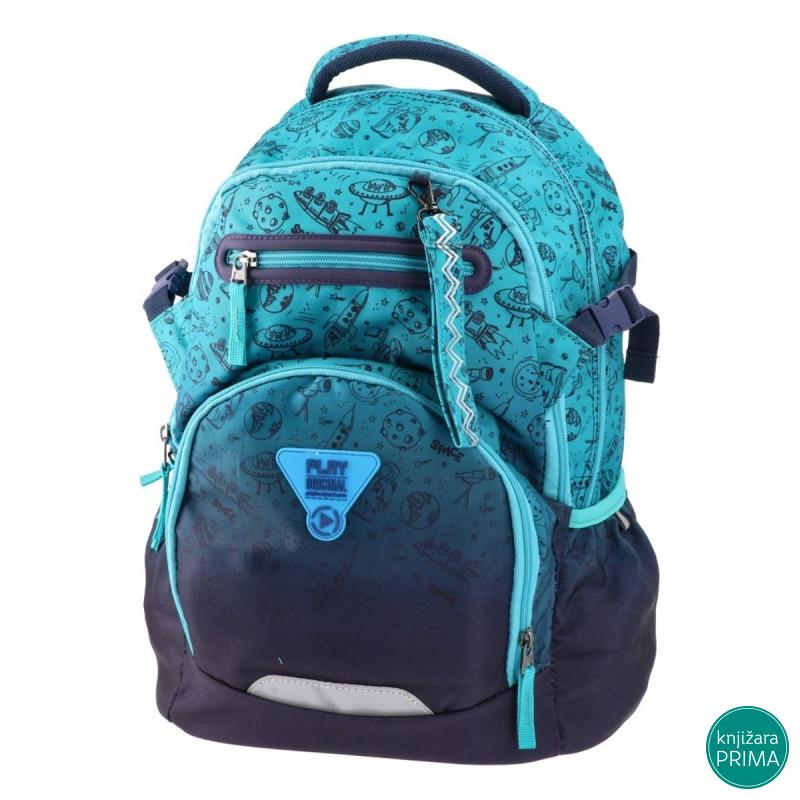 Školski ranac PLAY Apollo Sunset - plavo-teget 