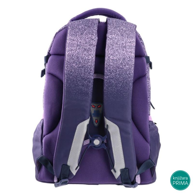 Školski ranac PLAY Apollo Sunset - belo-ljubičasta 