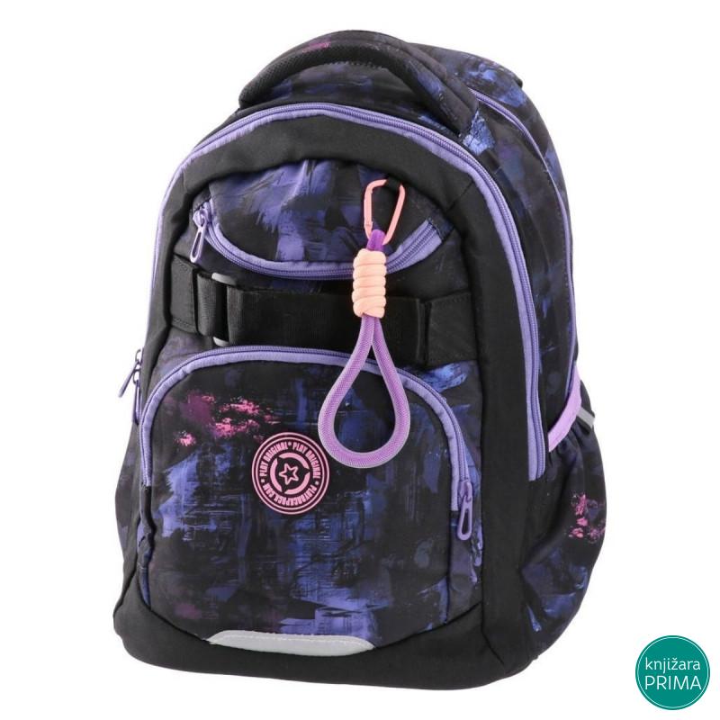 Školski ranac PLAY Apollo lace - Purple pattern 
