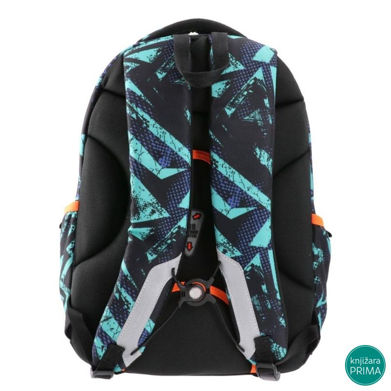 Školski ranac PLAY Apollo - Orange Lines 