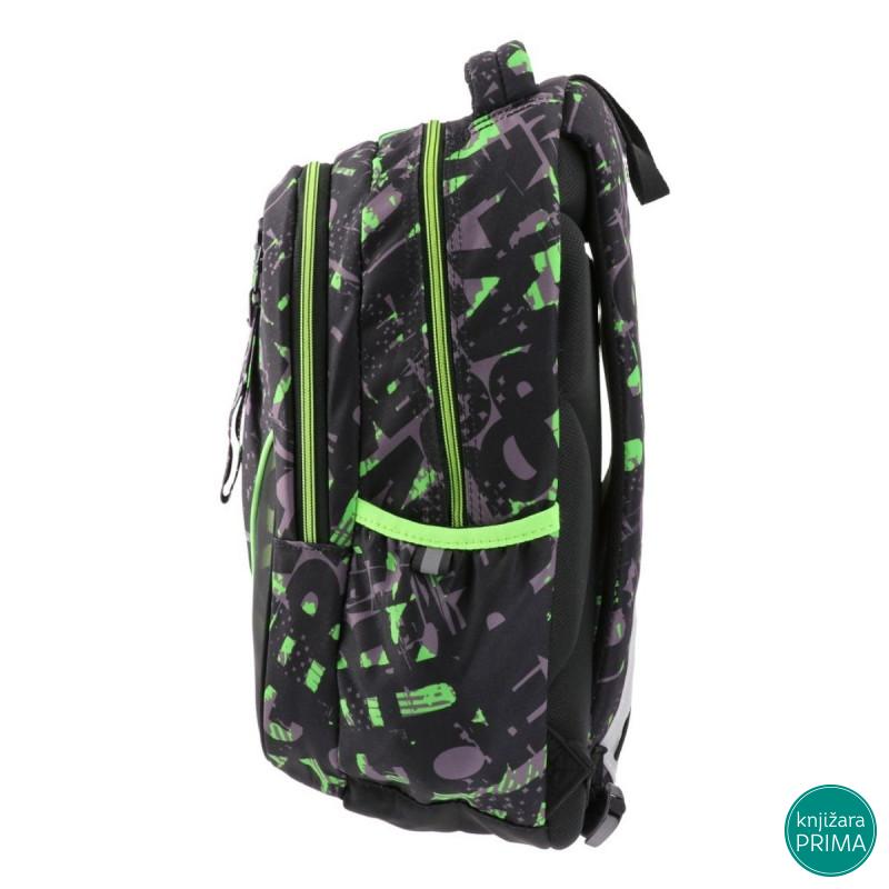 Školski ranac PLAY Apollo - Green Lines 