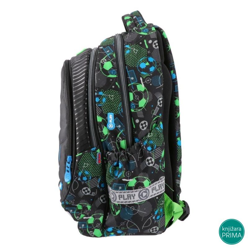 Anatomski ranac PLAY Maxx - Neon Football 