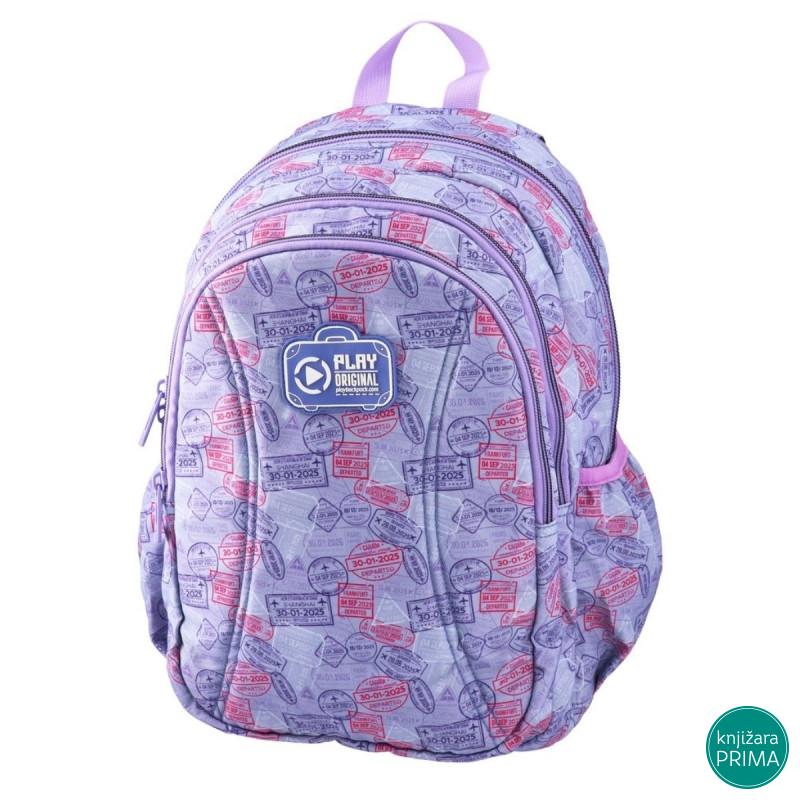 Školski ranac SAZIO Popcool - Travel The World 