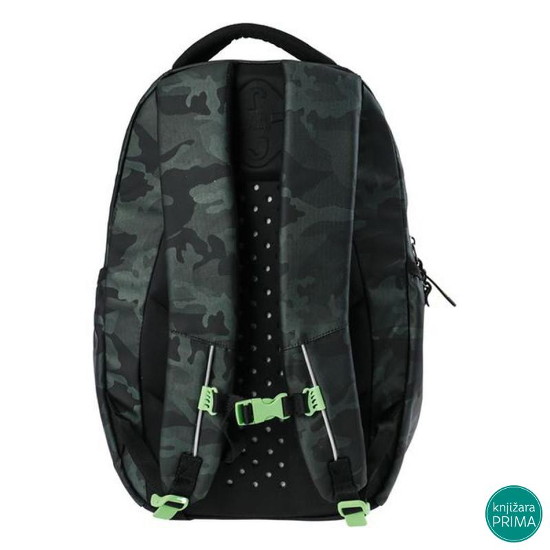 Školski ranac PLAY Cosmo - Green Camo 