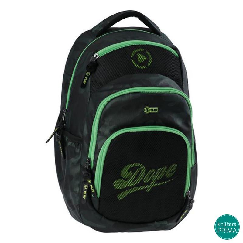 Školski ranac PLAY Cosmo - Green Camo 