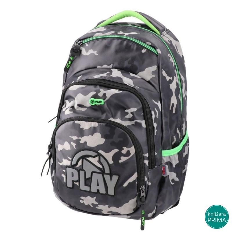 Školski ranac PLAY Cosmo - Winter Camo 