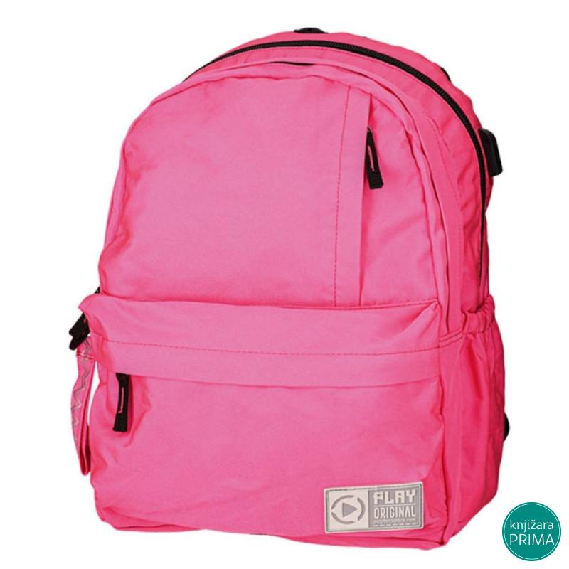 Školski ranac PLAY Double pack - Roze 
