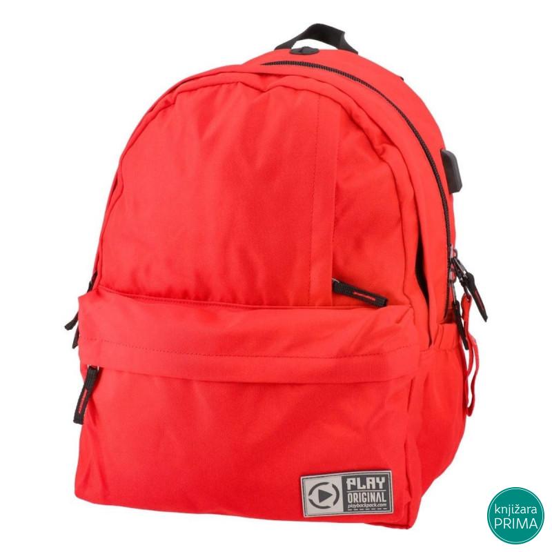 Školski ranac PLAY Double pack - Crveni 