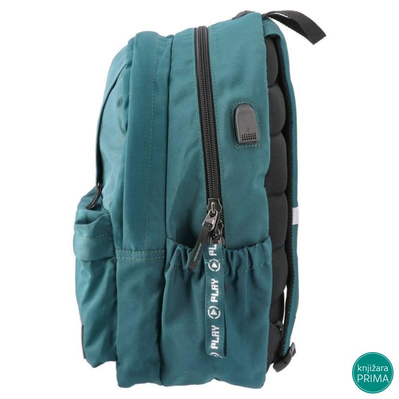 Školski ranac PLAY Double pack - Maslinasti 