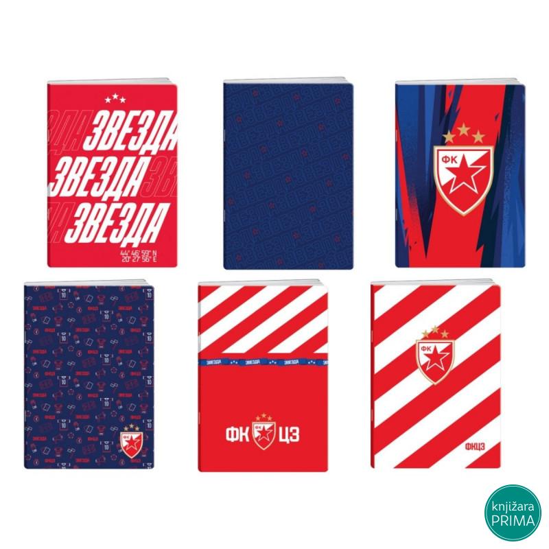 Sveska A5 kocke PLAY Crvena Zvezda 