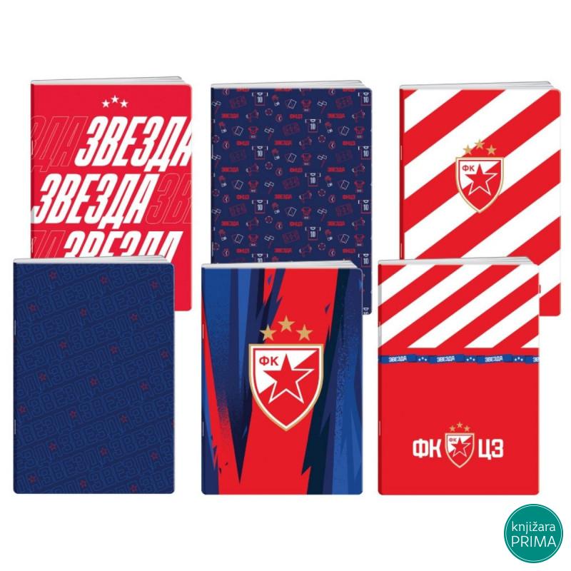 Sveska A4 kocke PLAY Crvena Zvezda 