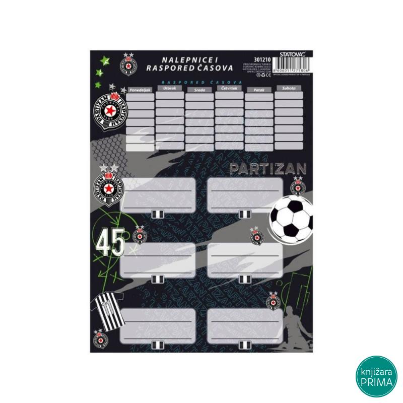 Nalepnice za sveske Partizan 