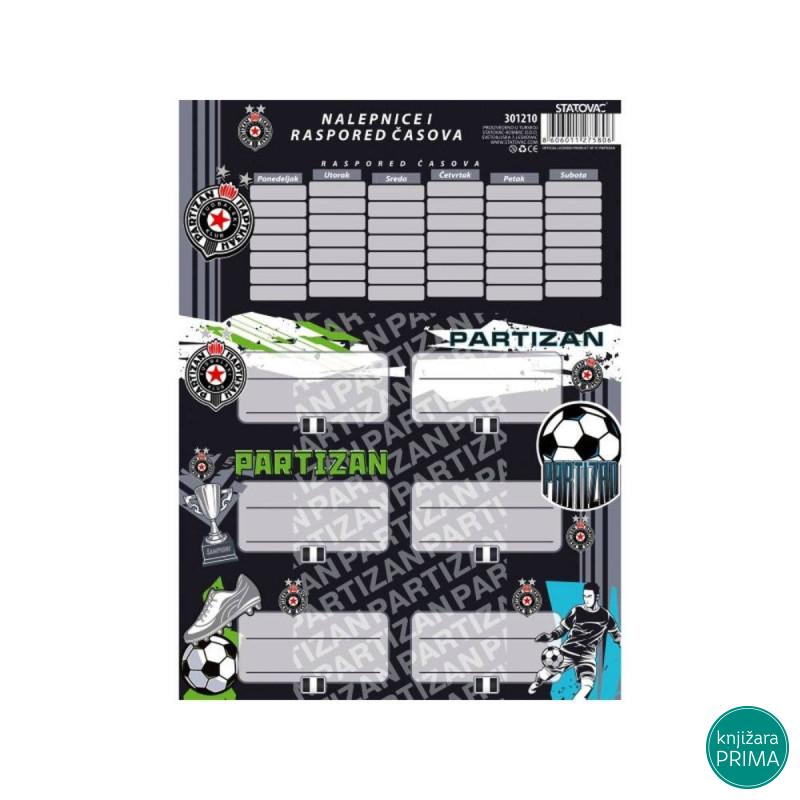 Nalepnice za sveske Partizan 