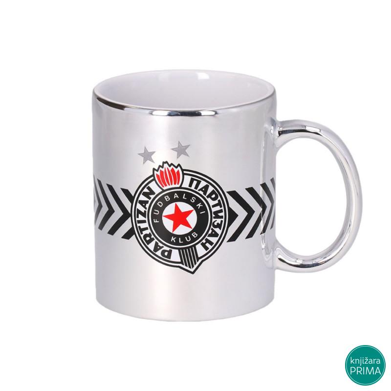 Keramička šolja Partizan metalik 