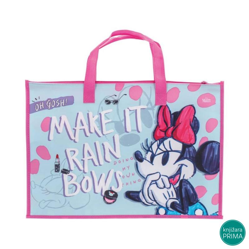 Torba za blok 4 Minnie Mouse Make It Rainbows 