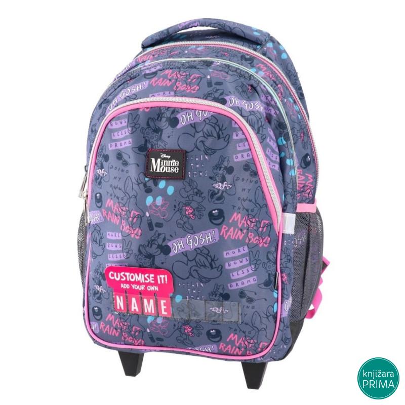Anatomski ranac sa točkićima PLAY - Minnie Mouse Doodles 