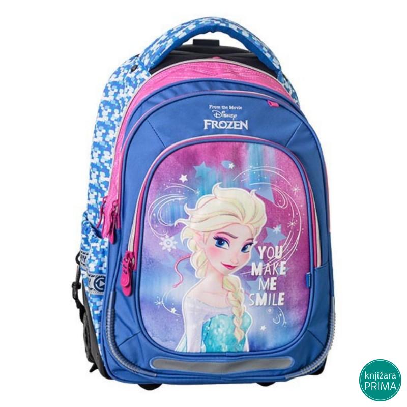 Anatomski ranac sa točkićima PLAY - Frozen Smile 