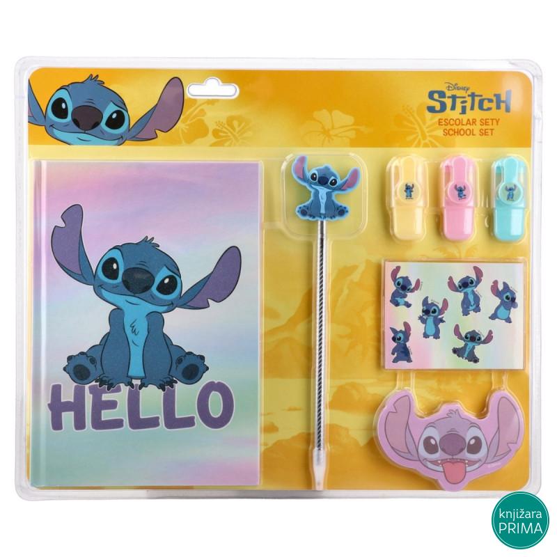 Školski set Stitch 8 komada 