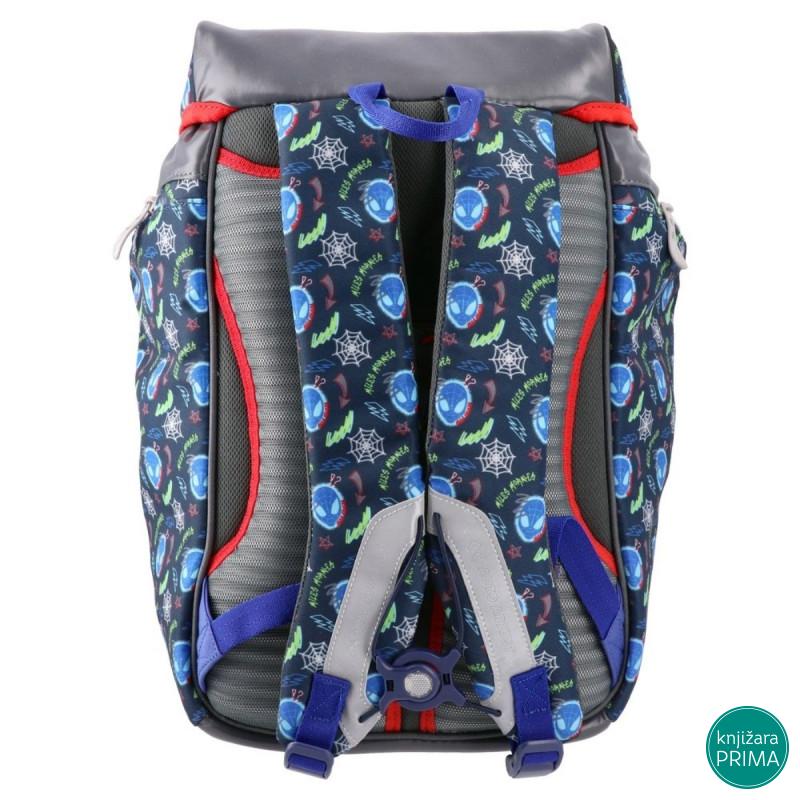 Anatomski ranac PLAY Logic set 4u1 - Spiderman Street Hero 