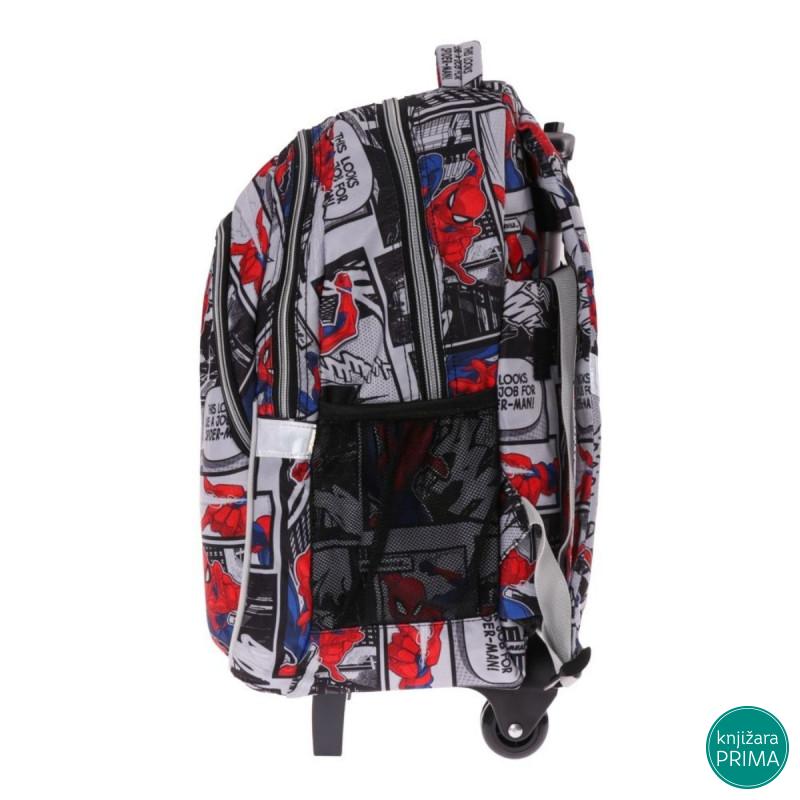 Anatomski ranac sa točkićima PLAY - Spiderman Comic 