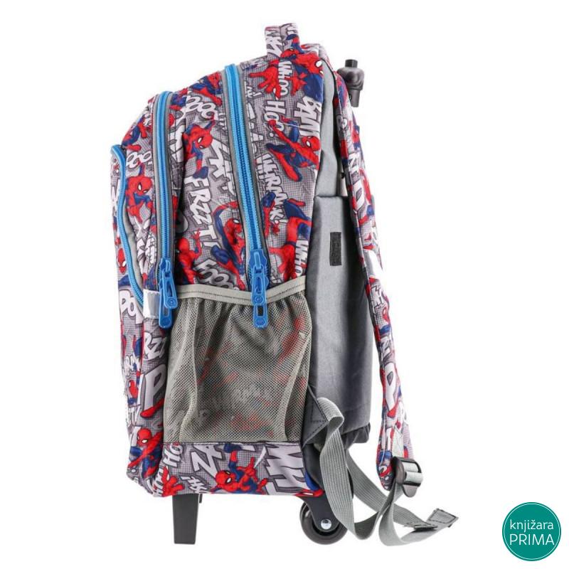 Anatomski ranac sa točkićima PLAY - Spiderman THWIP 