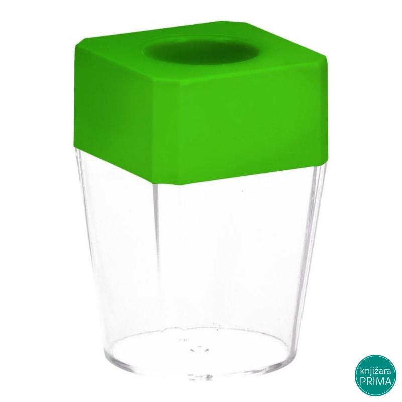 Držač za spajalice sa magnetom zeleni 