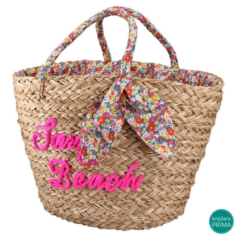 Torba za plažu pink 