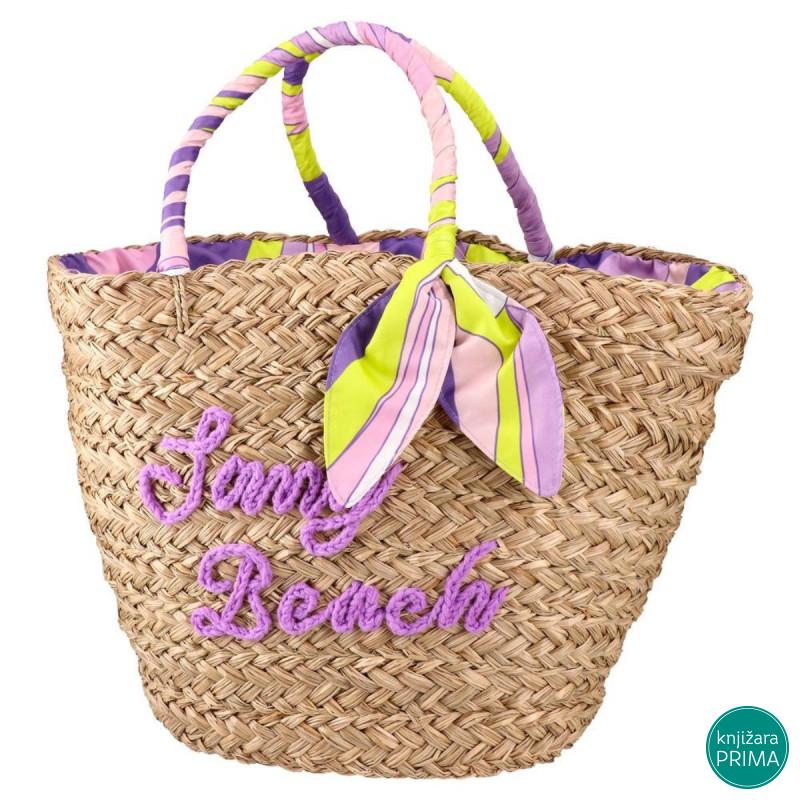 Torba za plažu ljubičasta 
