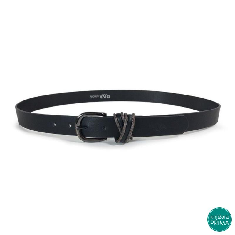 Kaiš ženski MARIS casual crni 