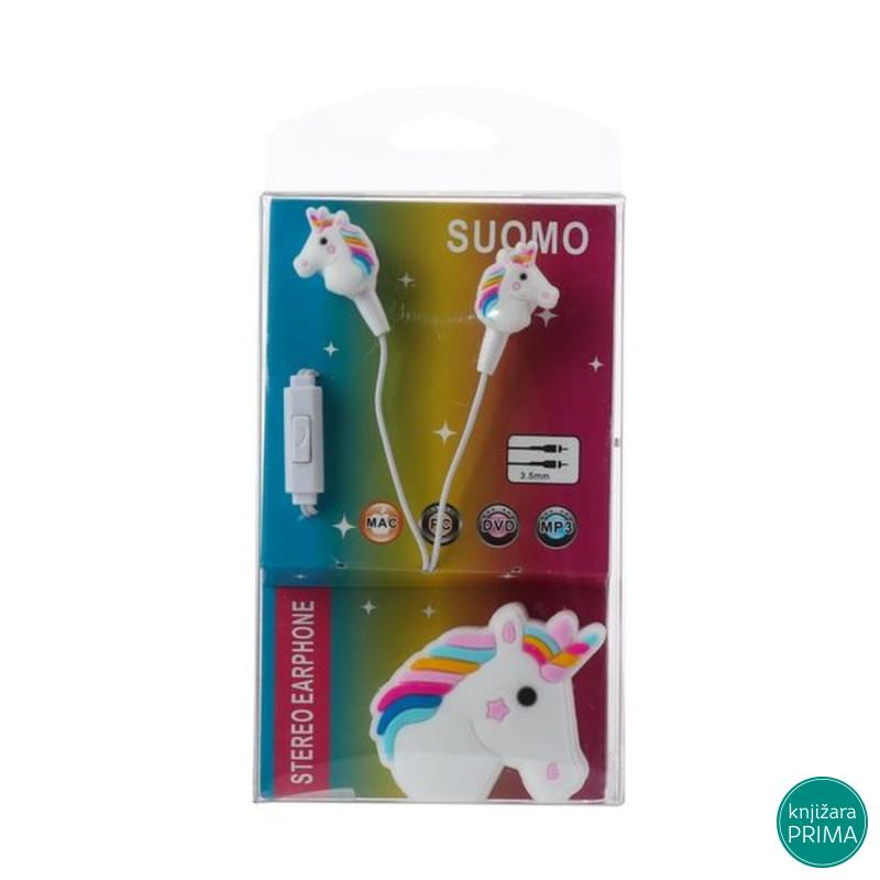 Slušalice bubice sa mikrofonom - flamingo i jednorog 