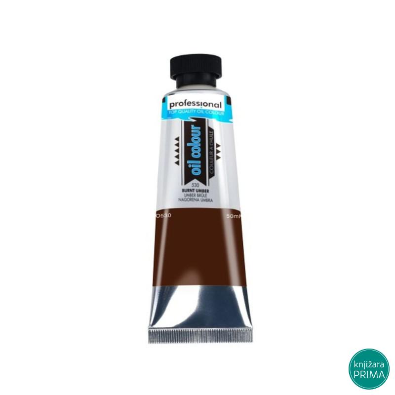Uljana boja Professional oil - burnt umber 50ml 