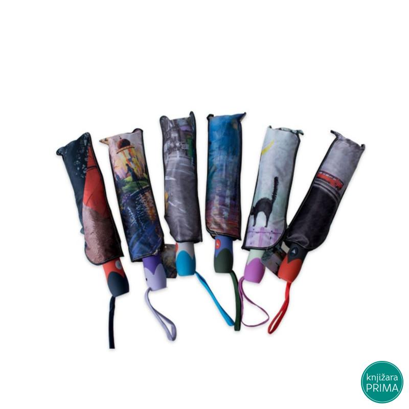 Kišobran sklopivi sa gradovima 