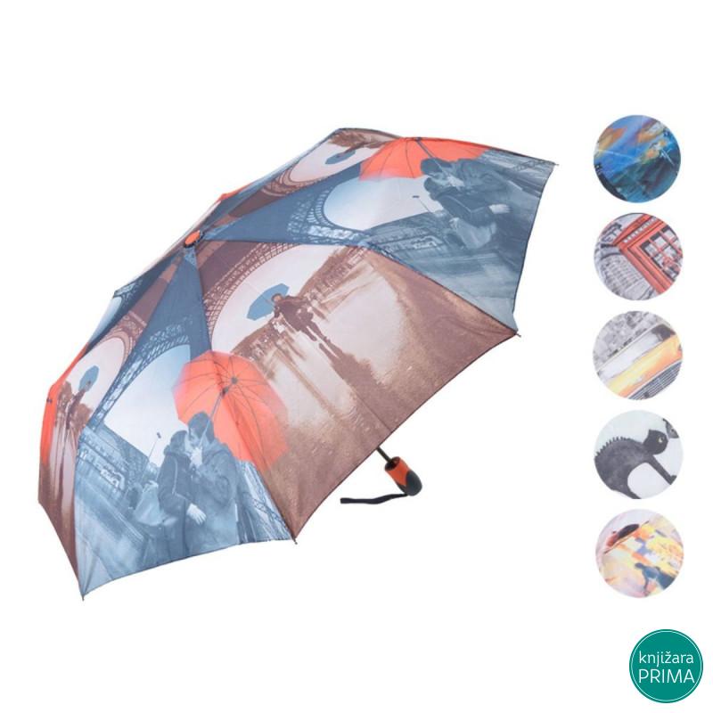 Kišobran sklopivi sa gradovima 