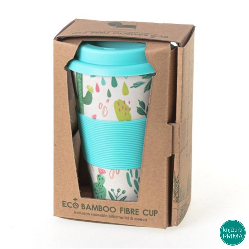 Putna šolja sa poklopcem - kaktus 